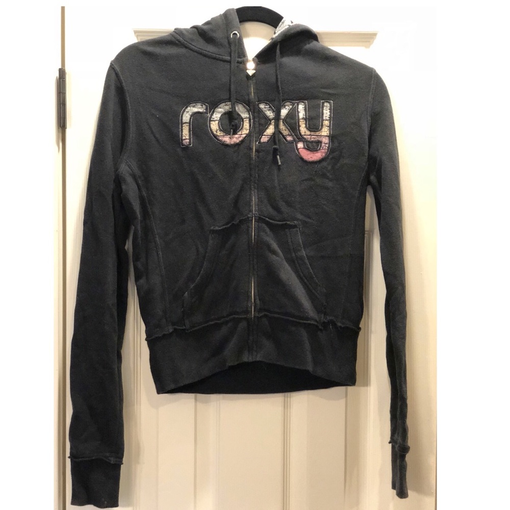 Vintage Roxy zip up sweatshirt hoodie